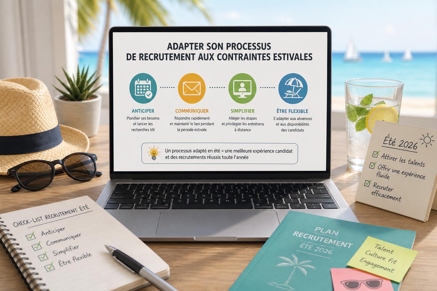 Adapter son processus de recrutement aux contraintes estivales
