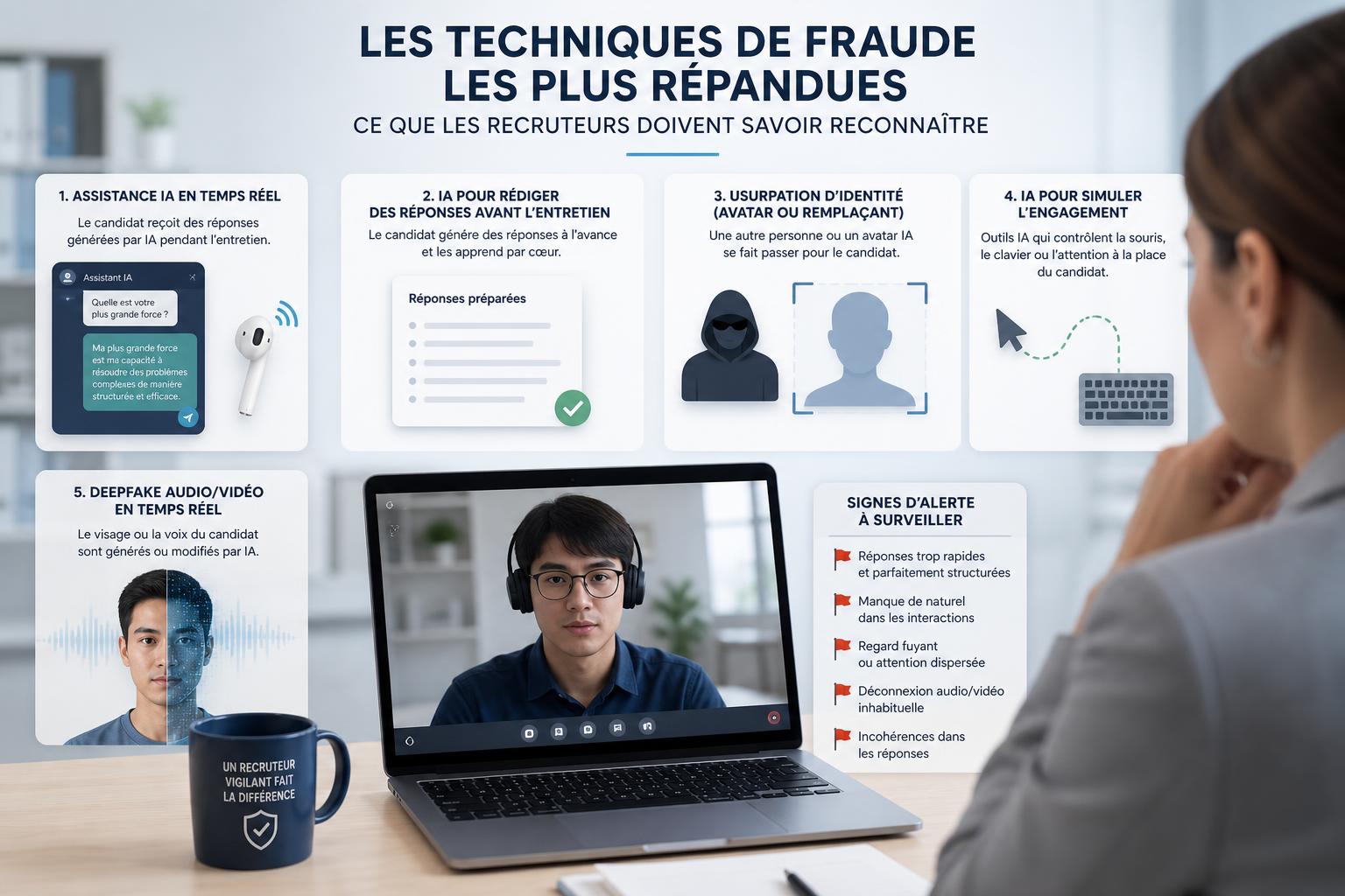Les techniques de fraude les plus répandues : ce que les recruteurs doivent savoir reconnaître