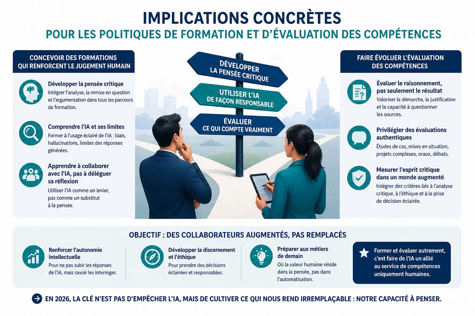 Implications concrètes pour les politiques de formation et dévaluation des compétences