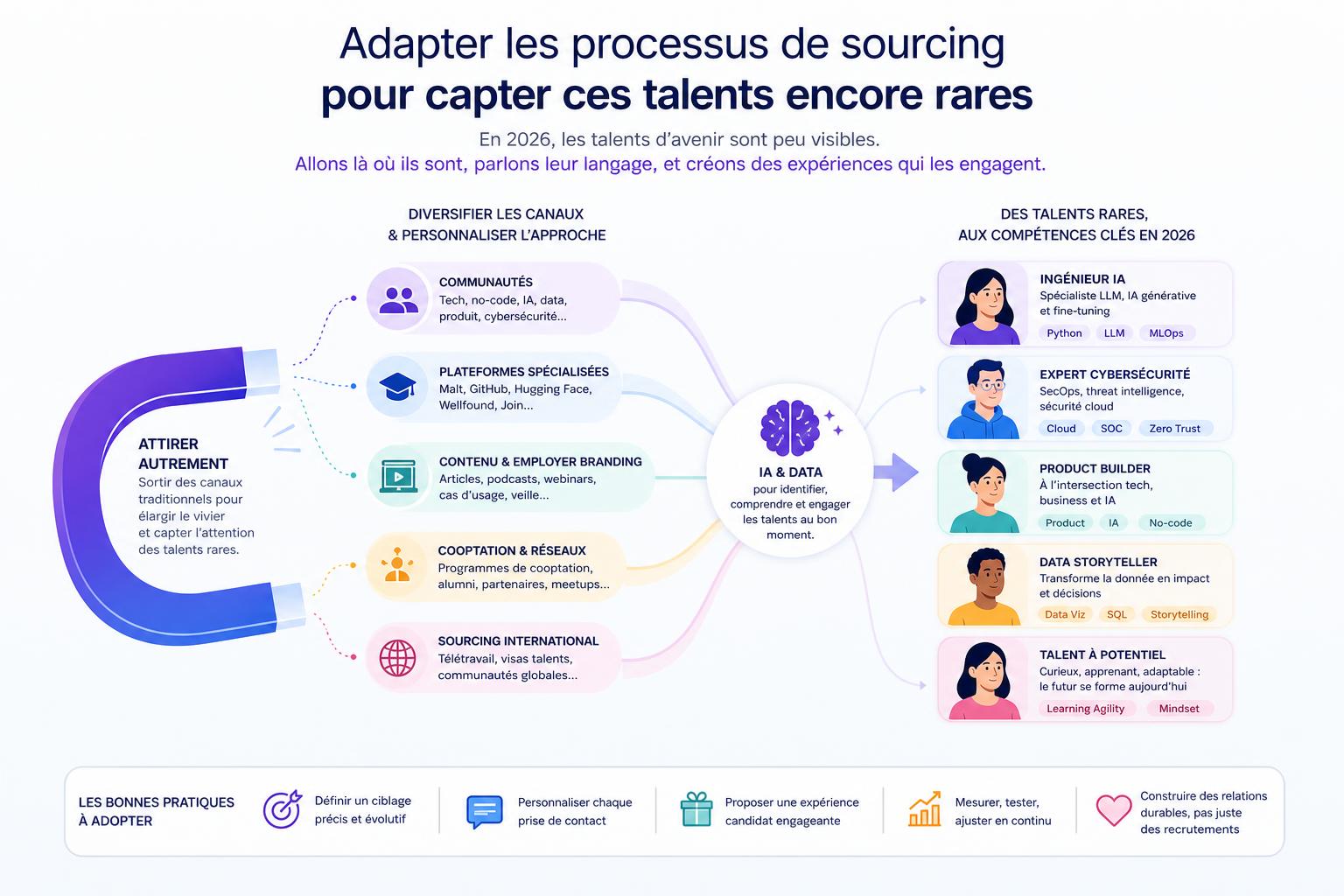 Adapter les processus de sourcing pour capter ces talents encore rares