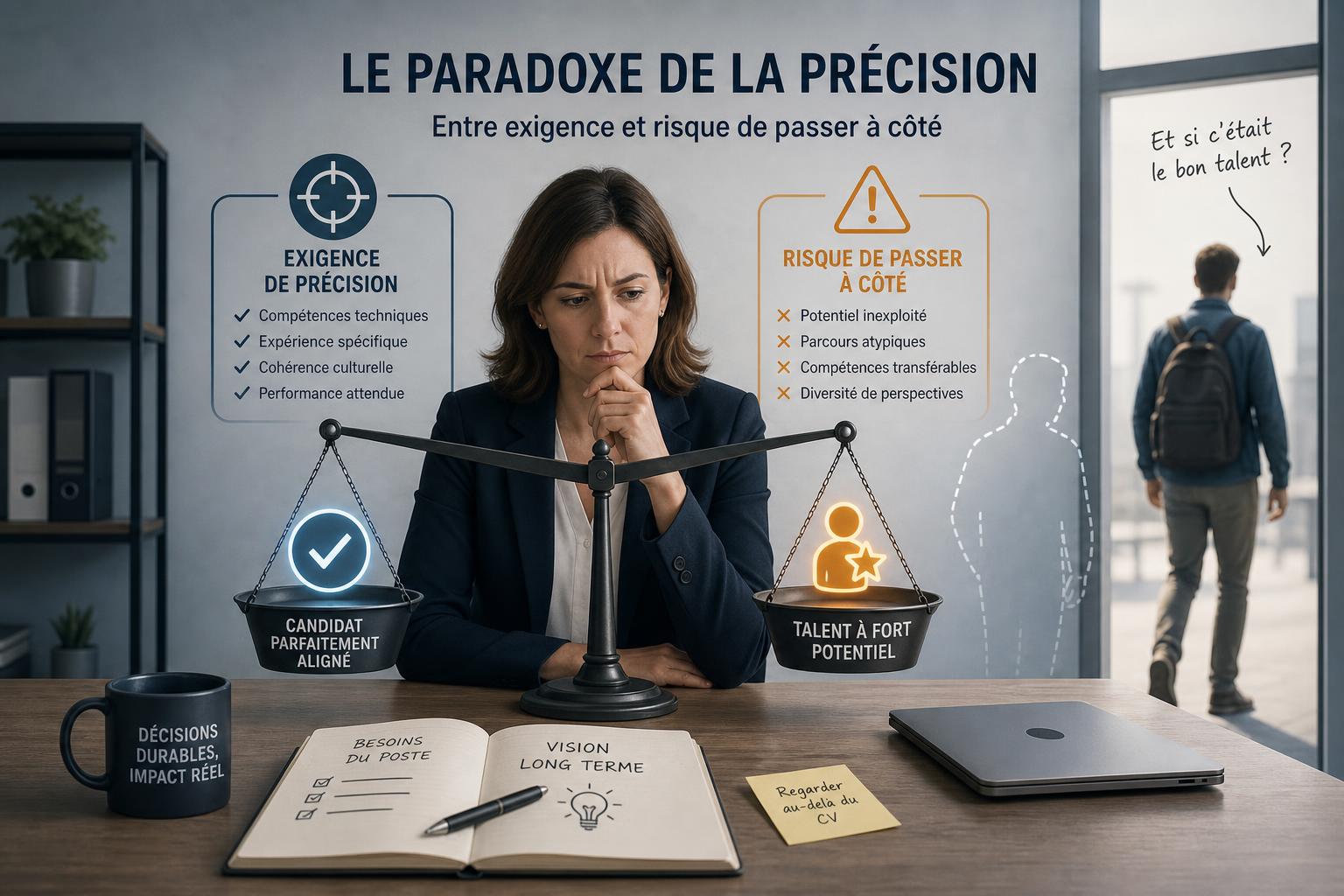 Les recruteurs face au paradoxe de la précision : entre exigence et risque de passer à côté